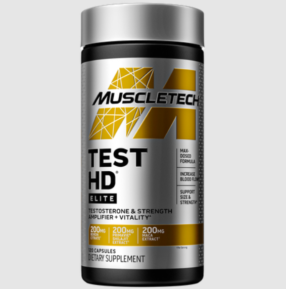 MuscleTech Test HD Elite - 120 Capsules