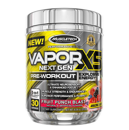 Muscletech Vapour X5 Next Gen Pre workout - 232g